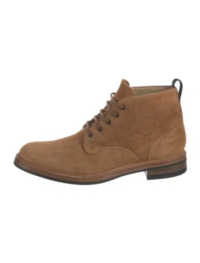 Pre-owned Rag & Bone Suede Sneakers In Brown