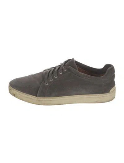 Pre-owned Rag & Bone Suede Sneakers In Gray