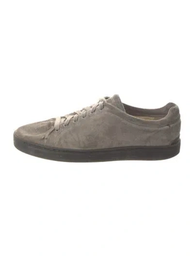 Pre-owned Rag & Bone Suede Sneakers In Gray