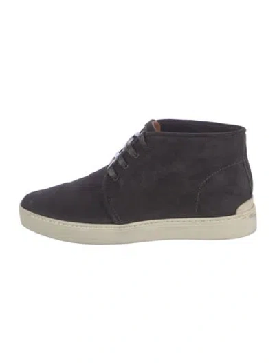 Pre-owned Rag & Bone Suede Sneakers In Gray