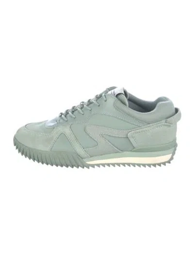 Pre-owned Rag & Bone Suede Sneakers In Green