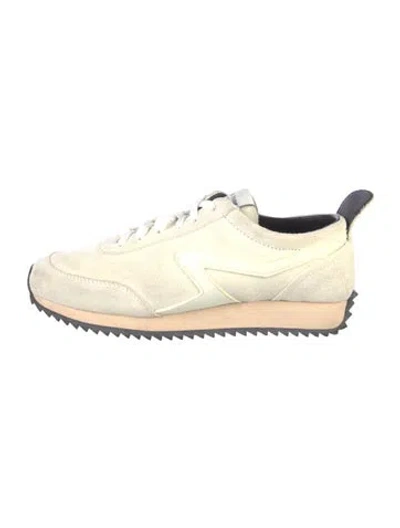Pre-owned Rag & Bone Suede Sneakers In Neutral