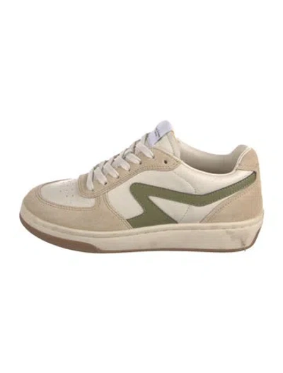 Pre-owned Rag & Bone Suede Sneakers In Neutral