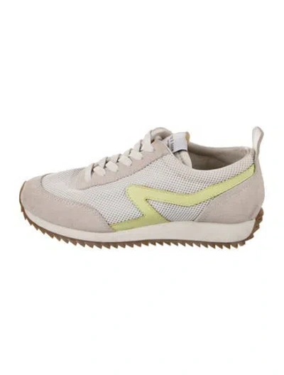 Pre-owned Rag & Bone Suede Sneakers In Neutral