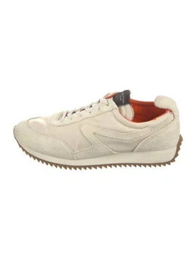 Pre-owned Rag & Bone Suede Sneakers In Neutral
