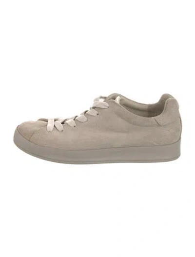 Pre-owned Rag & Bone Suede Sneakers In Neutral