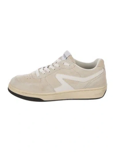 Pre-owned Rag & Bone Suede Sneakers In Neutral