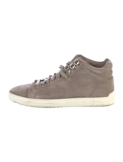 Pre-owned Rag & Bone Suede Sneakers In Neutrals