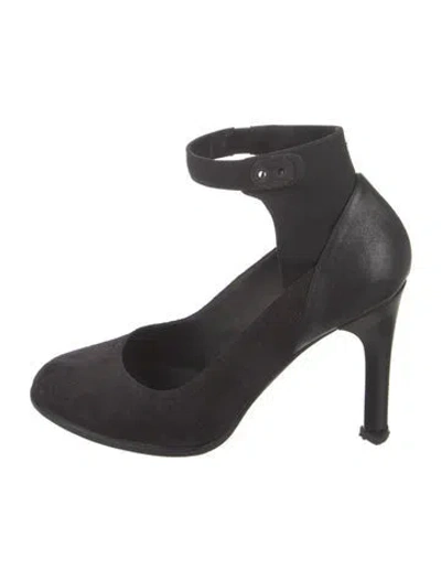 Pre-owned Rag & Bone Suede Sock Boots In Black