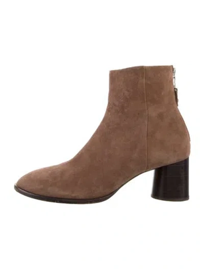 Pre-owned Rag & Bone Suede Sock Boots In Neutral