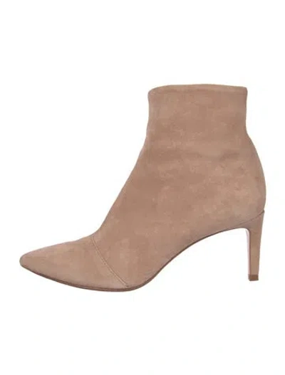 Pre-owned Rag & Bone Suede Sock Boots In Pink