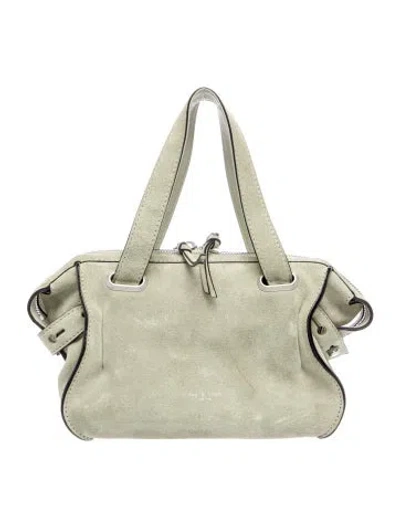 Pre-owned Rag & Bone Suede Top Handle Bag In Green
