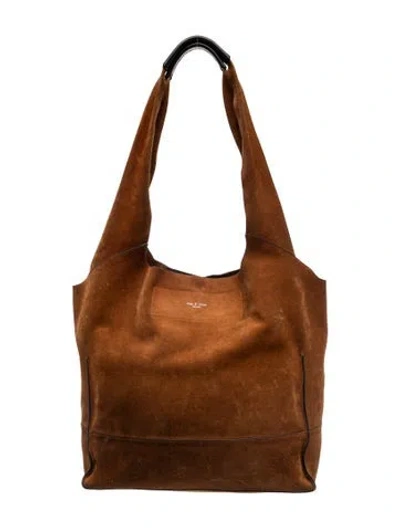 Pre-owned Rag & Bone Suede Tote In Brown