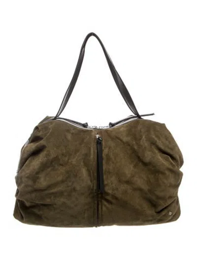 Pre-owned Rag & Bone Suede Tote In Green