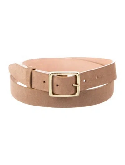 Pre-owned Rag & Bone Suede Waist Belt In Brown