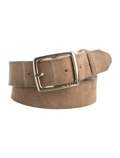 Pre-owned Rag & Bone Suede Waist Belt In Brown