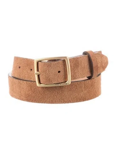 Pre-owned Rag & Bone Suede Waist Belt In Brown