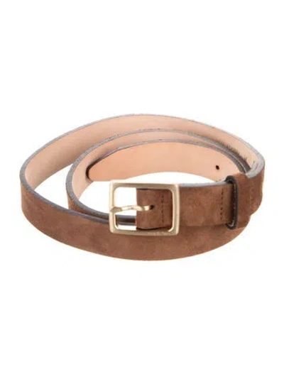 Pre-owned Rag & Bone Suede Waist Belt In Brown