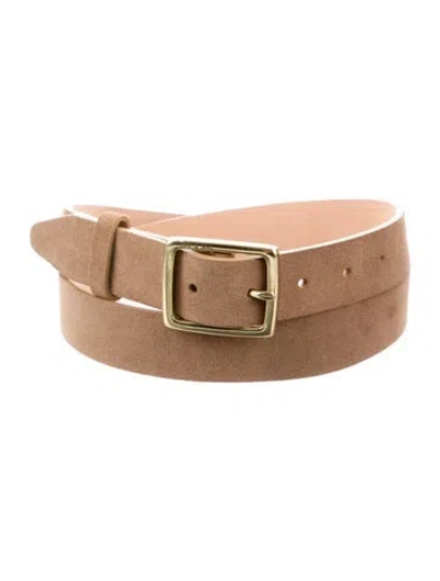 Pre-owned Rag & Bone Suede Waist Belt In Neutrals