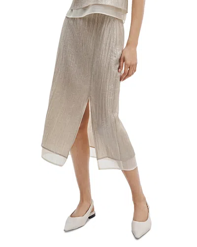 Rag & Bone Suki Combo Skirt In White