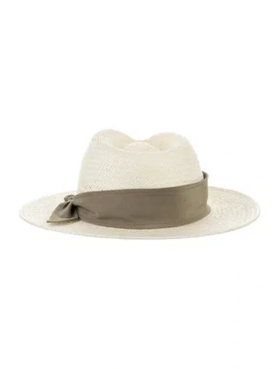 Pre-owned Rag & Bone Summer Hat In Neutral
