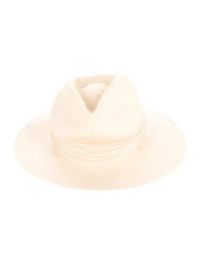 Pre-owned Rag & Bone Summer Hat In Neutral