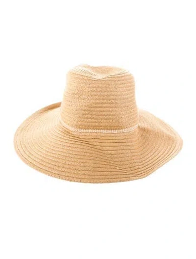 Pre-owned Rag & Bone Summer Raffia Hat W/tags In Neutral