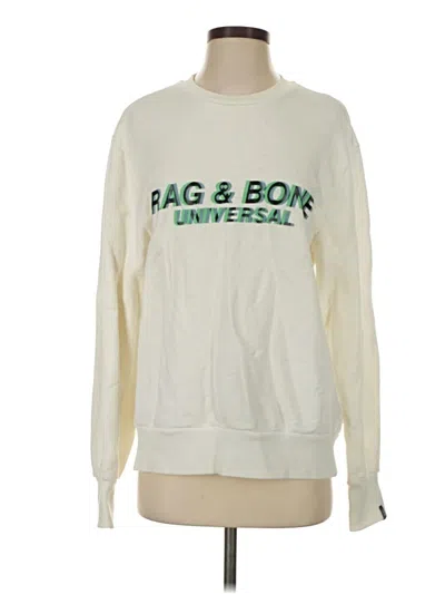 Pre-owned Rag & Bone Sweatshirt In Ivory