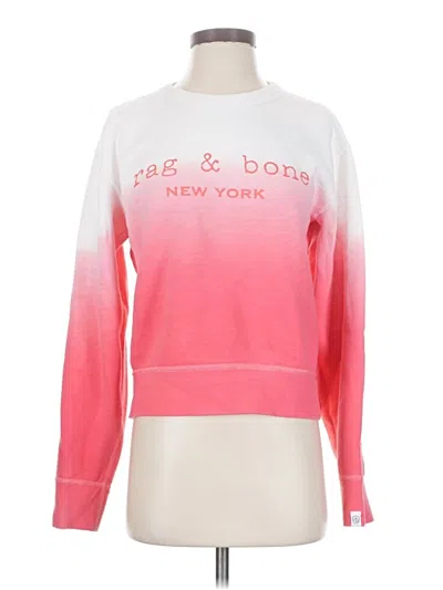 Pre-owned Rag & Bone Sweatshirt In Pink
