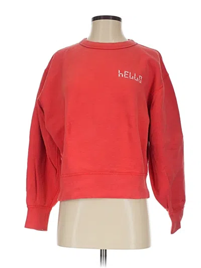 Pre-owned Rag & Bone Sweatshirt In Red