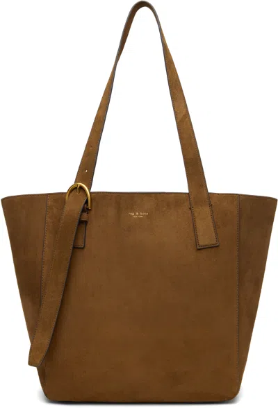 Rag & Bone Tan Parker Suede Tote