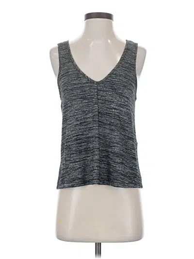 Pre-owned Rag & Bone Tank Top Gray Plunge Neckline Tops