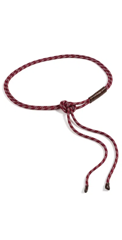 Rag & Bone Tate Sport Cord Belt Rust Flecked