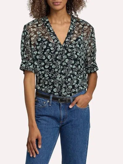 Rag & Bone Taylor Shirt In Floral Sal In Multi