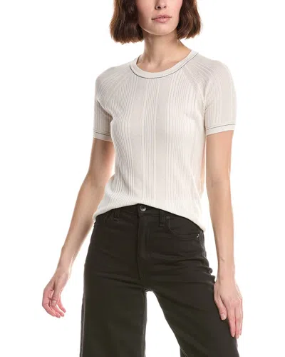 Rag & Bone Teresa Silk-blend Rib Top In Multi