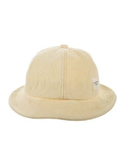 Pre-owned Rag & Bone Terry Cloth Bucket Hat In Yellow