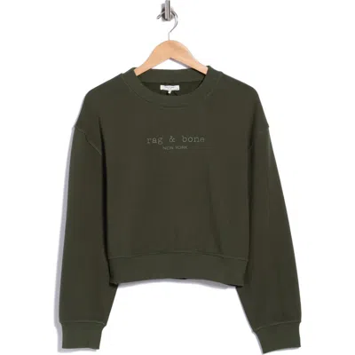 Rag & Bone Terry Logo Sweatshirt In Multi