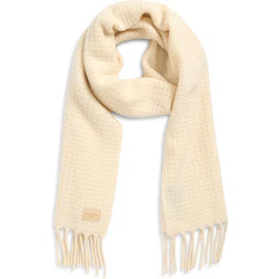 Rag & Bone Textured Cashmere Scarf In Neutral