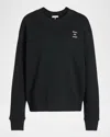 Rag & Bone That's The Spirit Crewneck Sweatshirt In Black