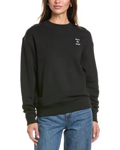 Rag & Bone That's The Spirit Sweatshirt In Black