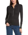 Rag & Bone The Essential Rib Button Polo Shirt