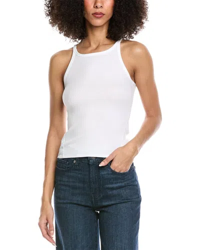 Rag & Bone The Essential Rib Long String Tank In White