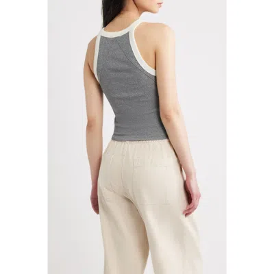 Rag & Bone The Essential Rib Sweater Vest In Gray