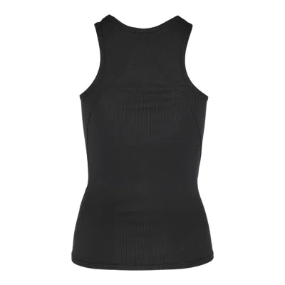 Rag & Bone The Essential Rib Tank In Black