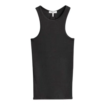 Rag & Bone The Essential Rib Tank In Black