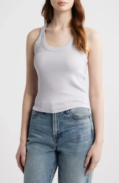 Rag & Bone The Essential Rib Tank In Gray