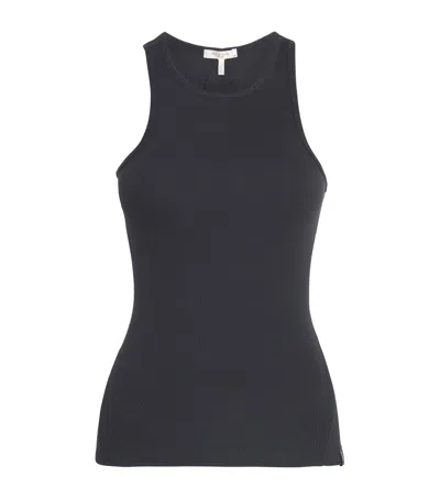 Rag & Bone The Essential Rib Tank Top In Black