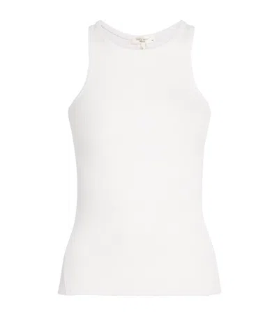 Rag & Bone The Essential Rib Tank Top In Gray
