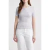 Rag & Bone The Essential Rib T-shirt In Purple