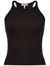 Rag & Bone The Essential Ribbed Tank Top In Black